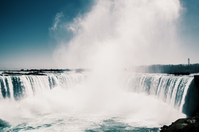 The waterfall landscape photography
